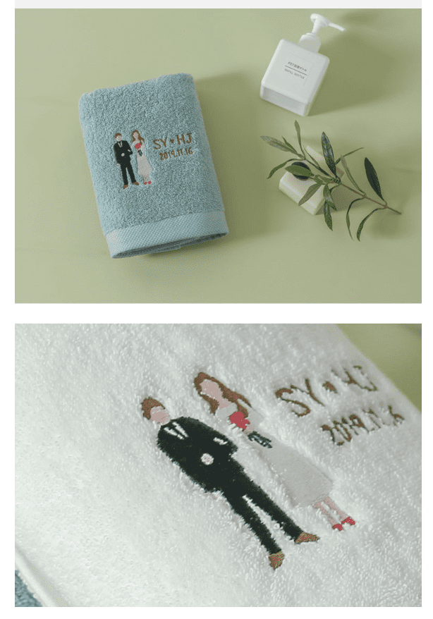 결혼식 수건 답례품