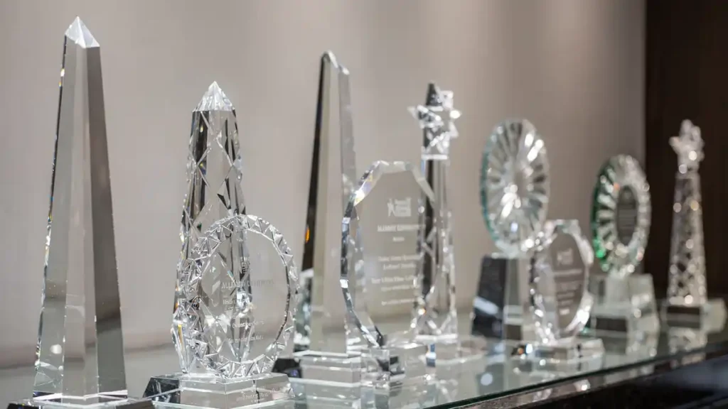 크리스탈 상패 제작 공로패