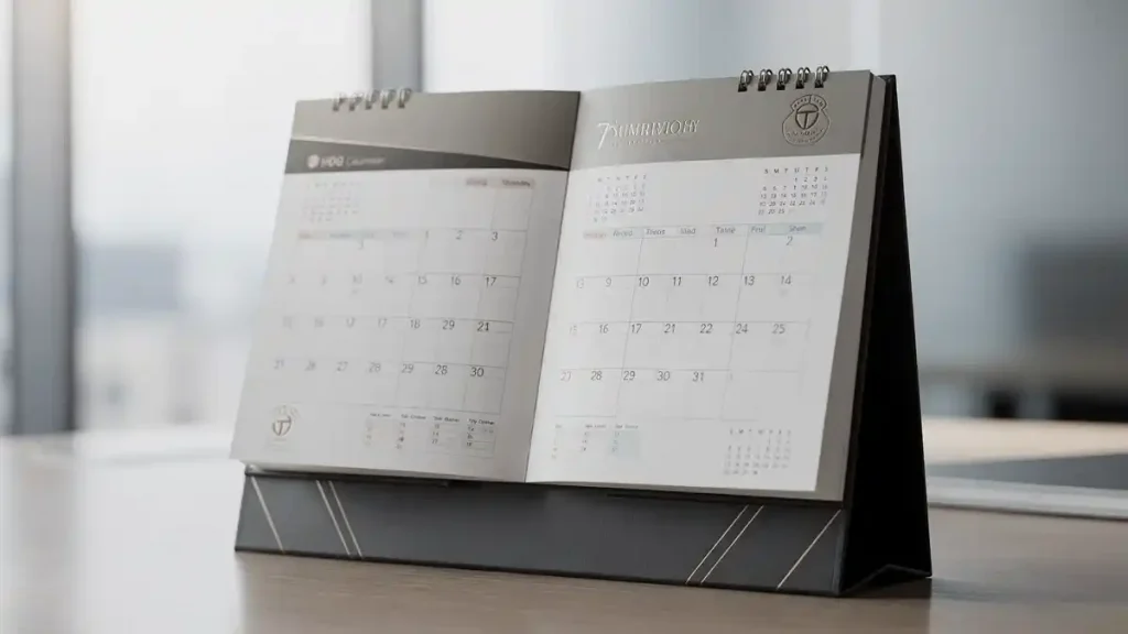 탁상달력 판촉물 2단