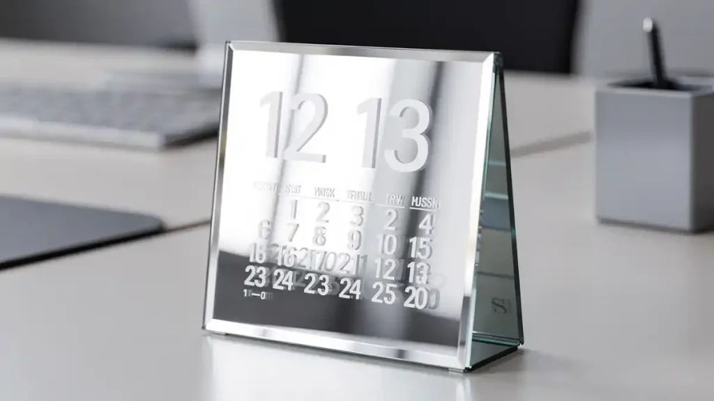 탁상달력 판촉물 사각거울