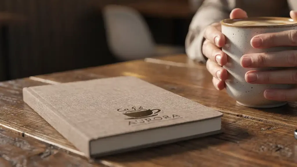 카페 판촉물 제작 성공사례 머그컵 다이어리 감성 굿즈 세트 