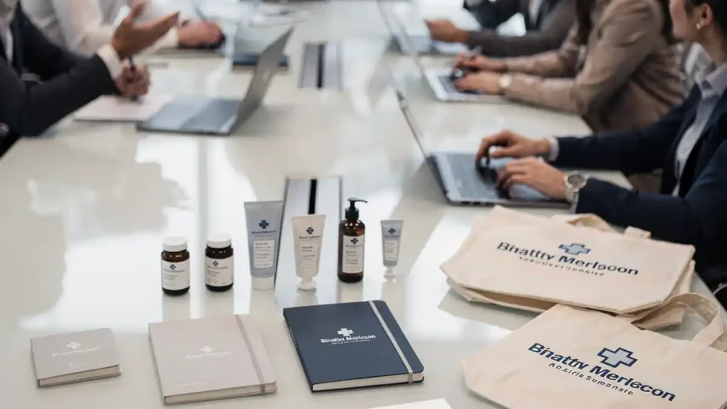 실제 내과, 피부과 등에 납품된 다이어리나 건강 키트 성공사례