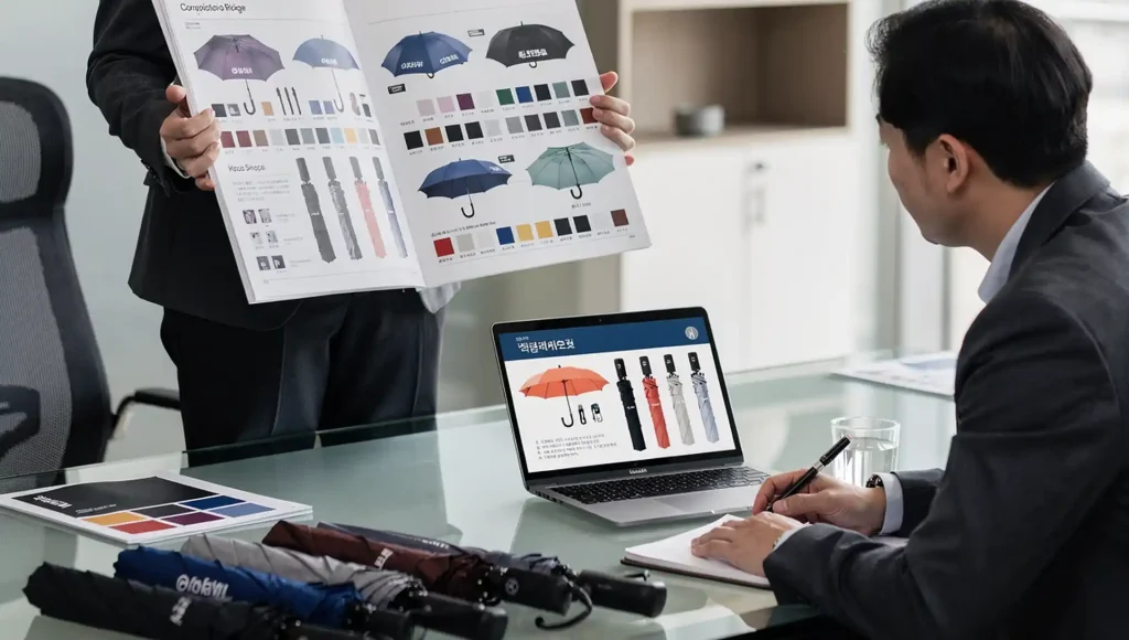우산 판촉물 제작 성공사례